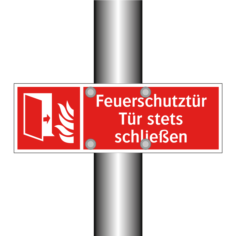 Feuerschutztür Tür stets schließen