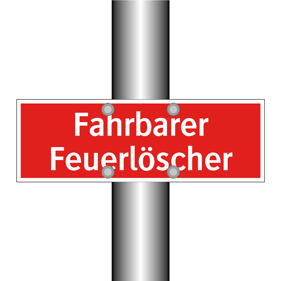 Fahrbarer Feuerlöscher