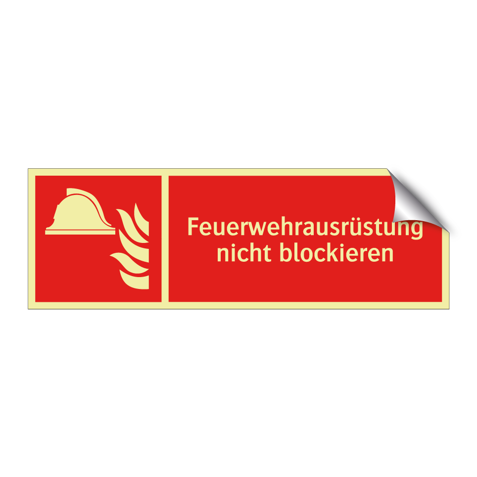 Feuerwehrausrüstung nicht blockieren