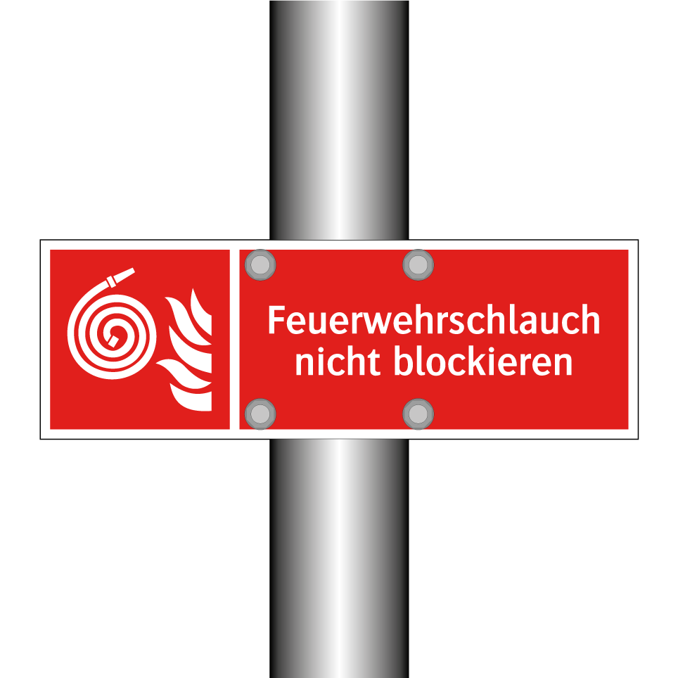 Feuerwehrschlauch nicht blockieren