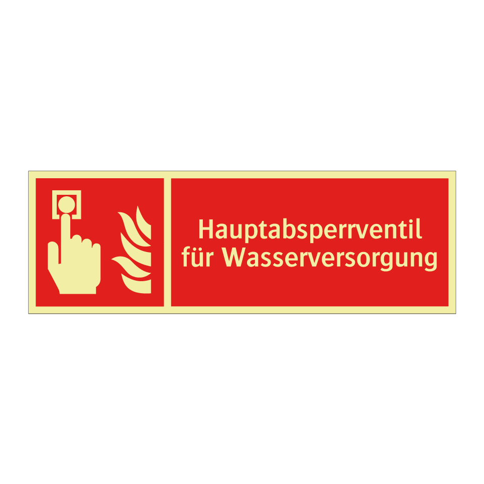 Hauptabsperrventil für Wasserversorgung