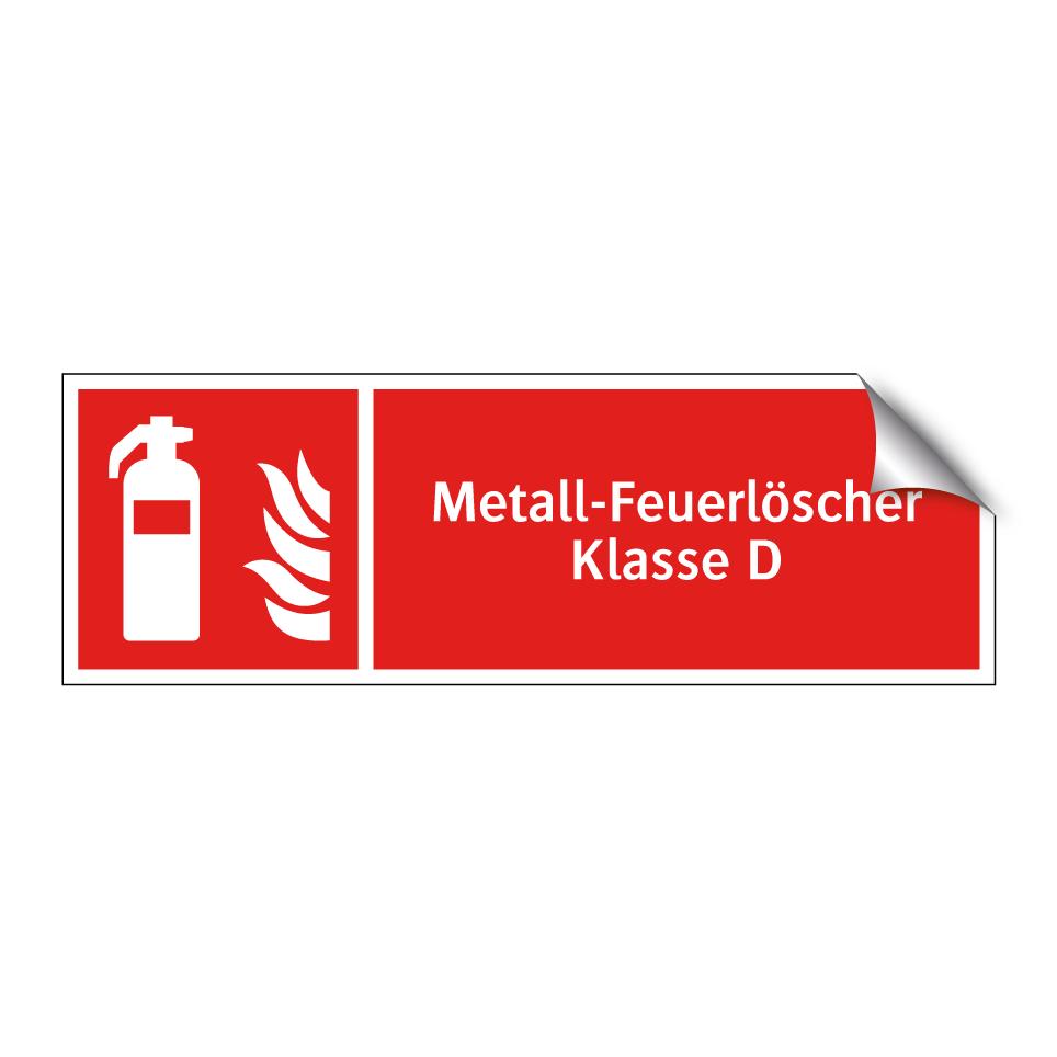 Metall-Feuerlöscher Klasse D
