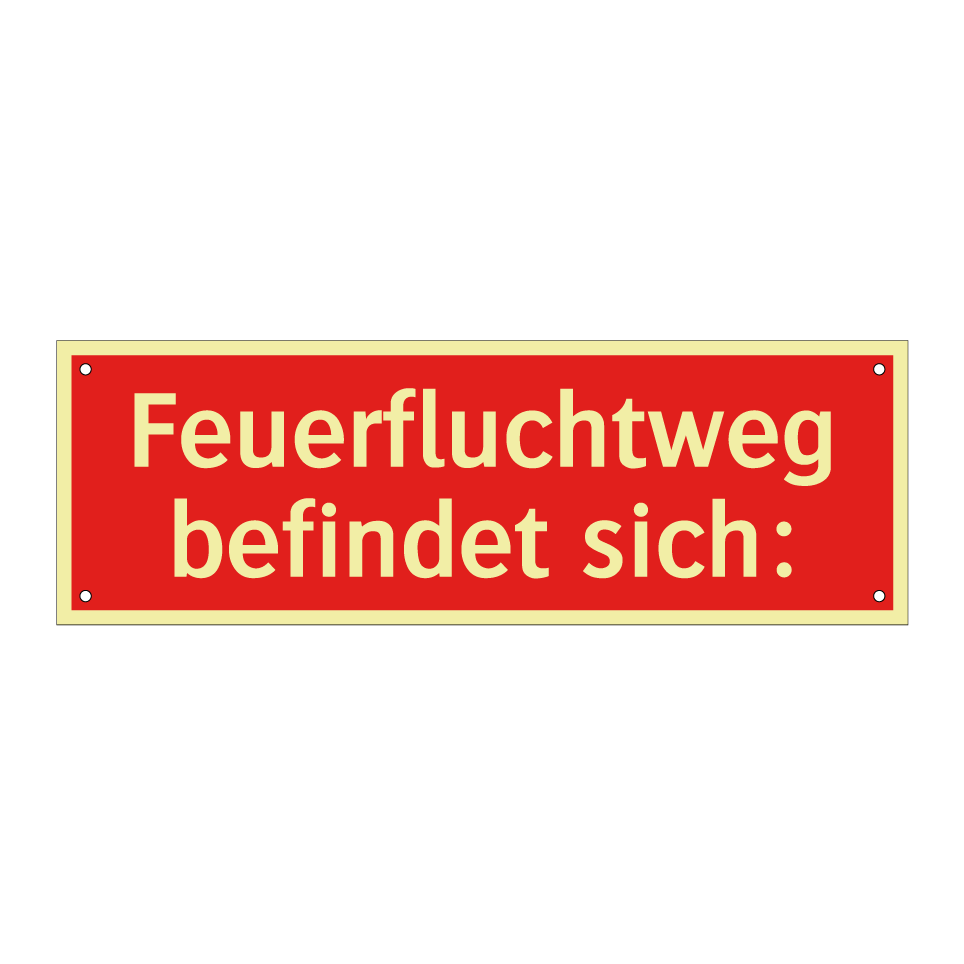 Feuerfluchtweg befindet sich: