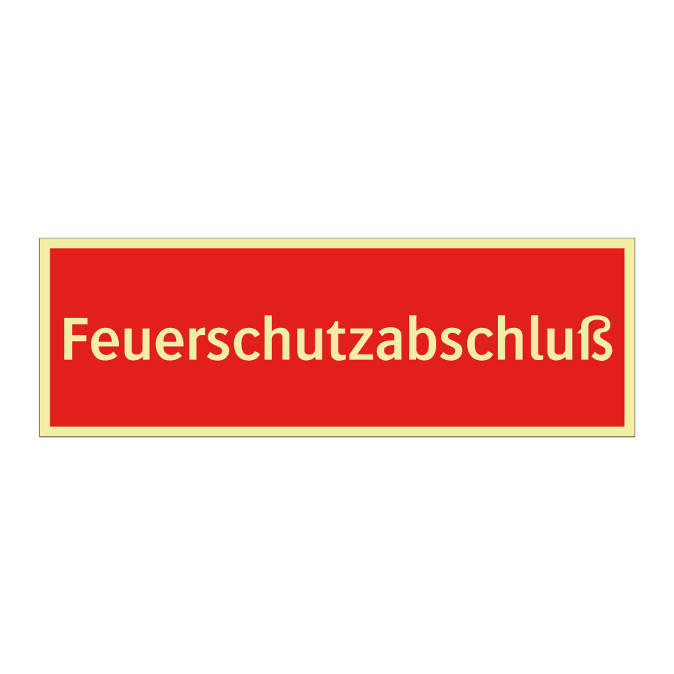 Feuerschutzabschluß