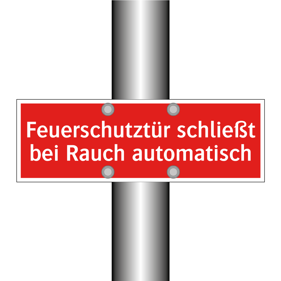 Feuerschutztür schließt bei Rauch automatisch