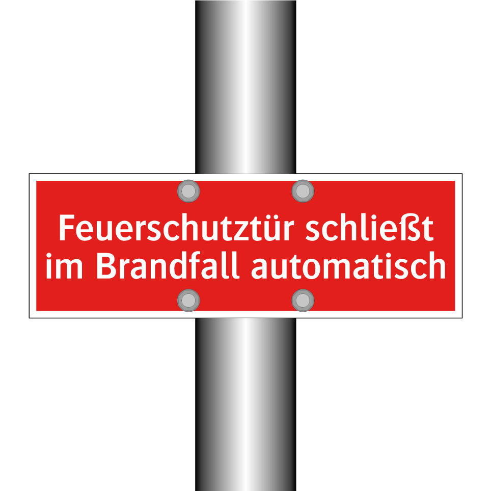 Feuerschutztür schließt im Brandfall automatisch