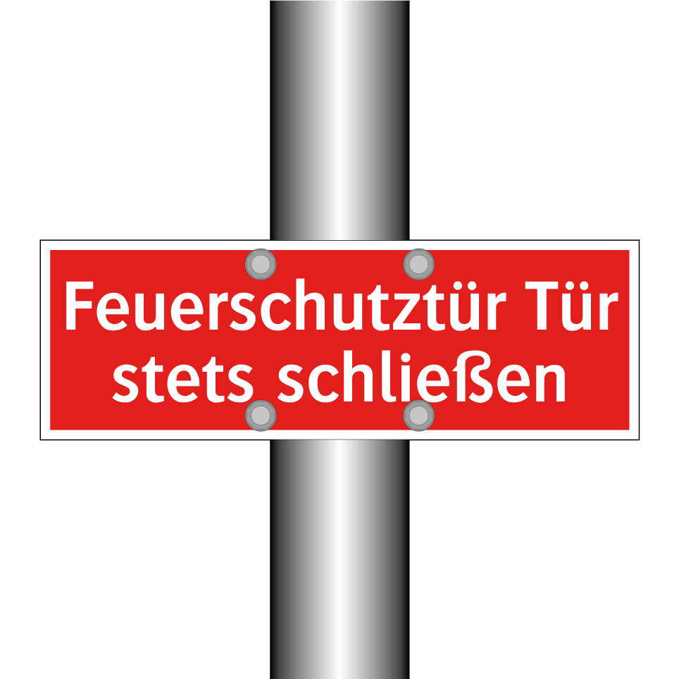 Feuerschutztür Tür stets schließen