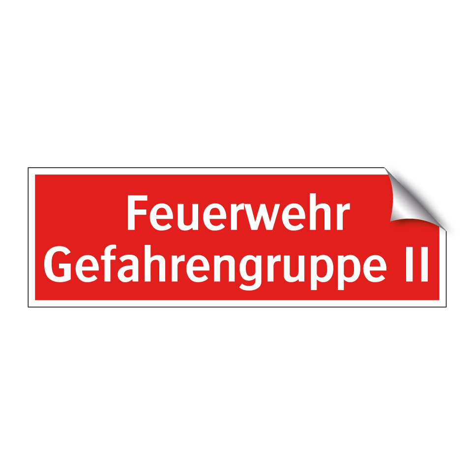 Feuerwehr Gefahrengruppe II