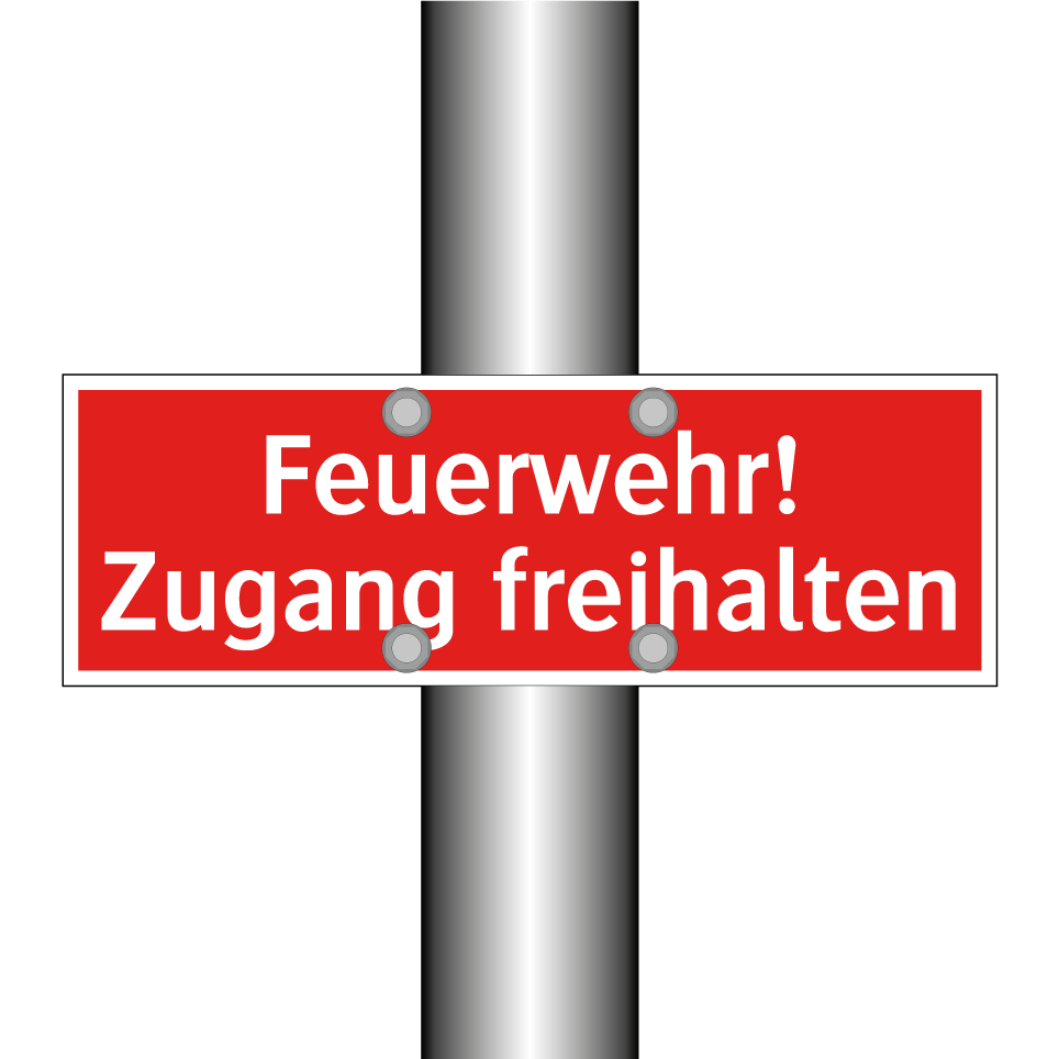 Feuerwehr! Zugang freihalten
