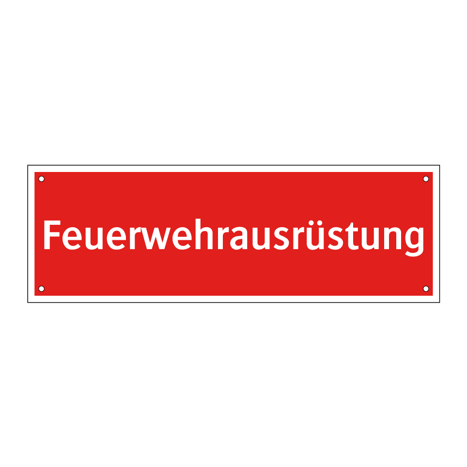 Feuerwehrausrüstung