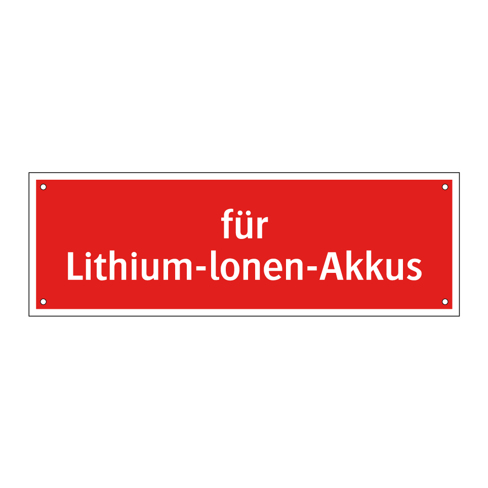 für Lithium-lonen-Akkus