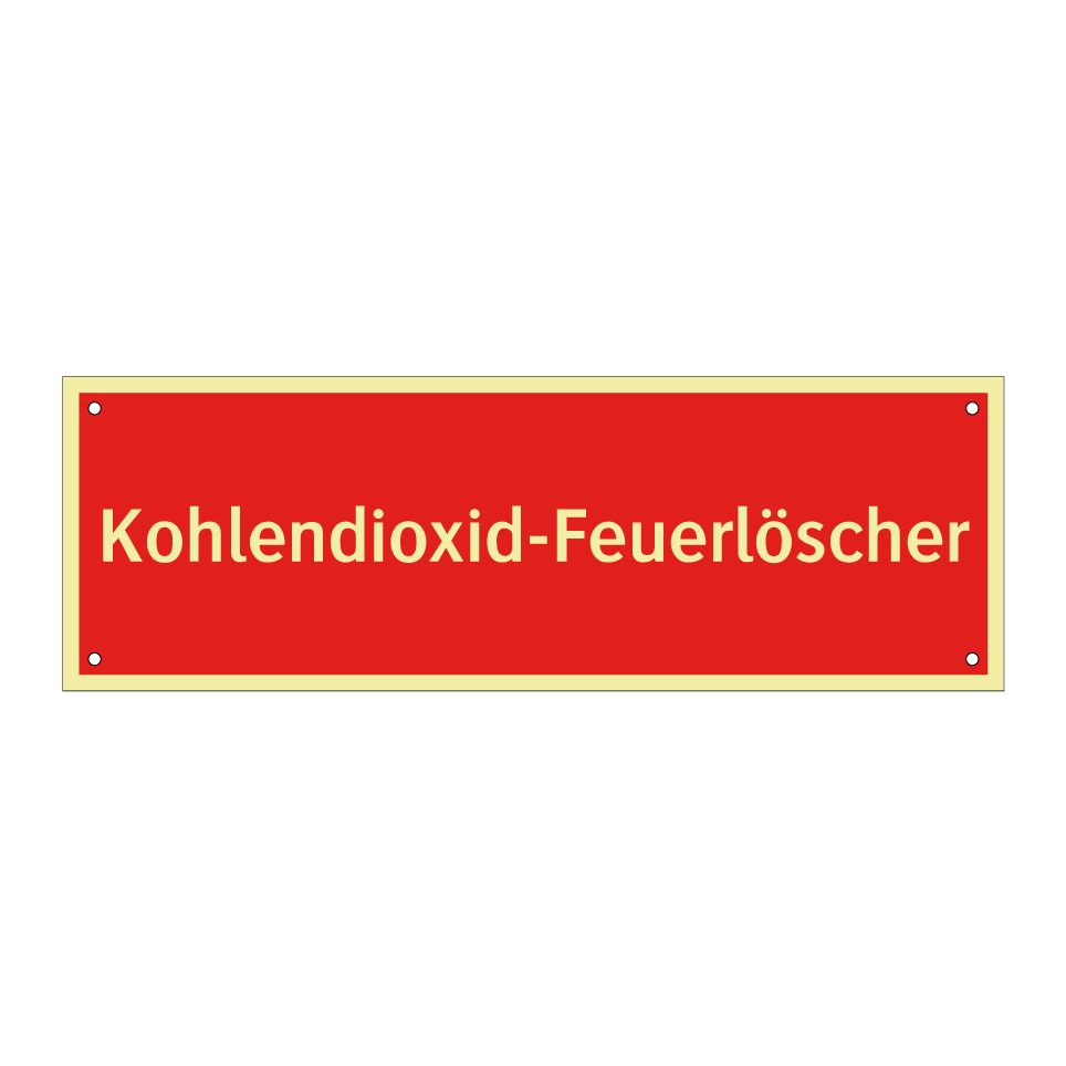 Kohlendioxid-Feuerlöscher