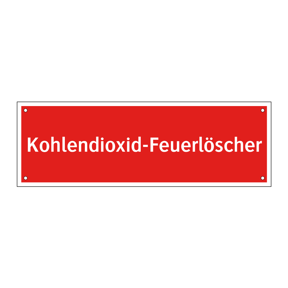 Kohlendioxid-Feuerlöscher