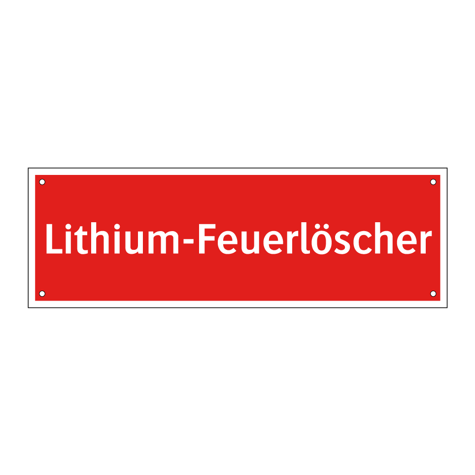 Lithium-Feuerlöscher