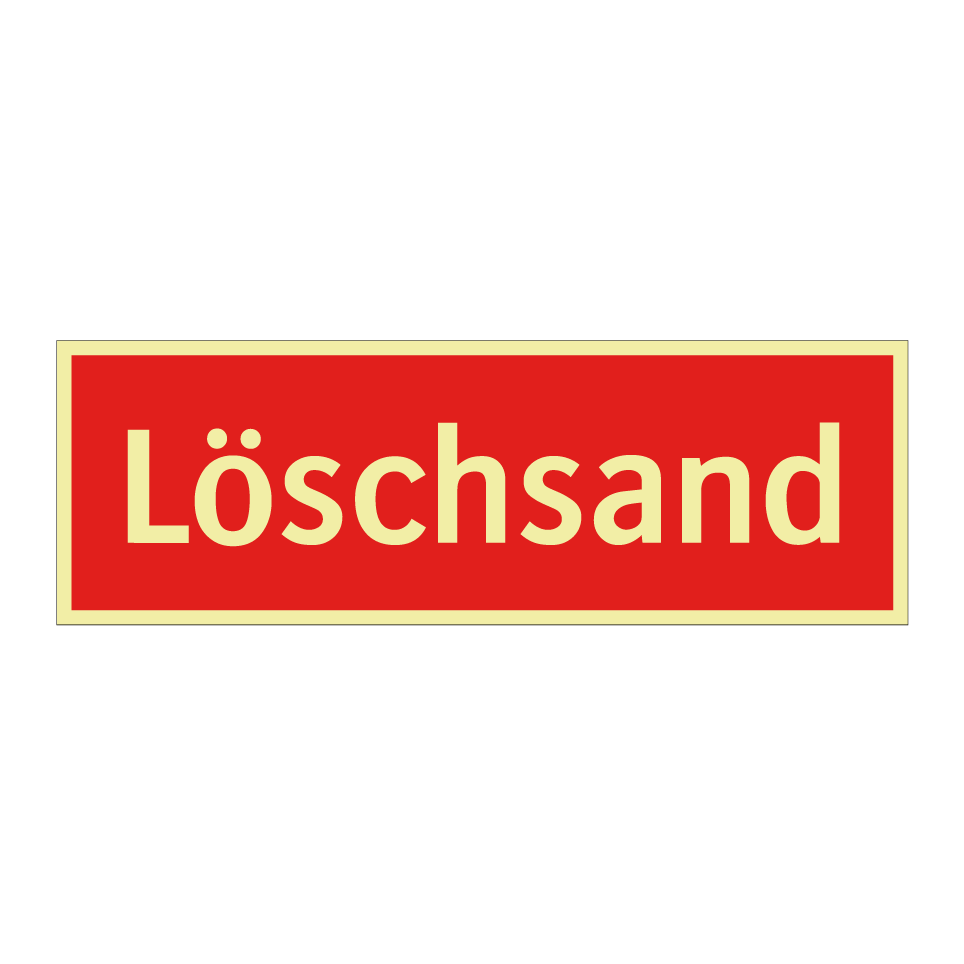 Löschsand