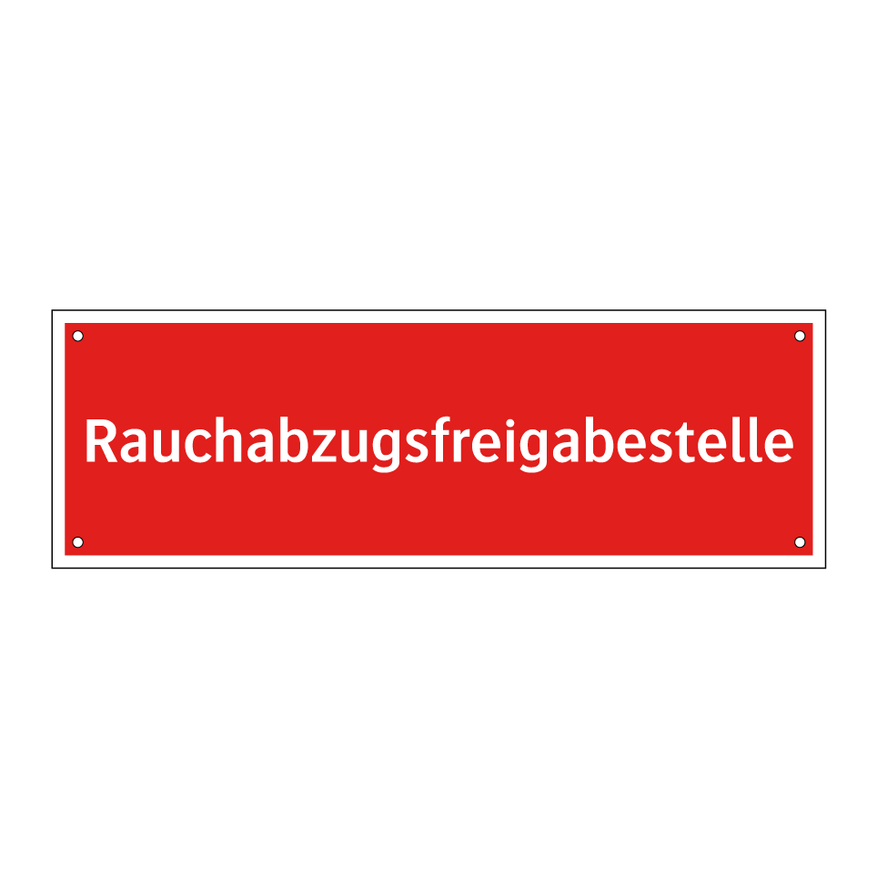 Rauchabzugsfreigabestelle