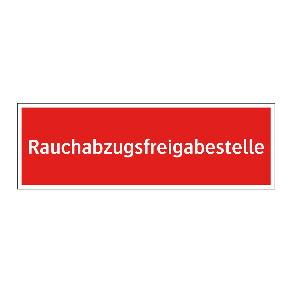 Rauchabzugsfreigabestelle