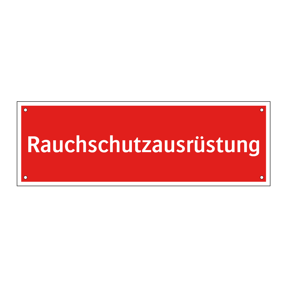 Rauchschutzausrüstung