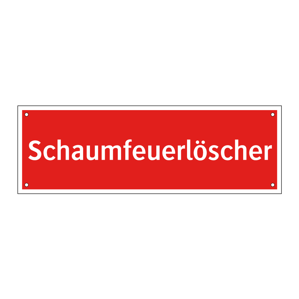 Schaumfeuerlöscher
