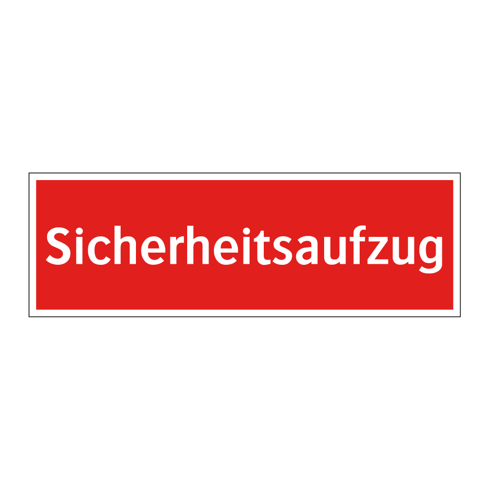 Sicherheitsaufzug