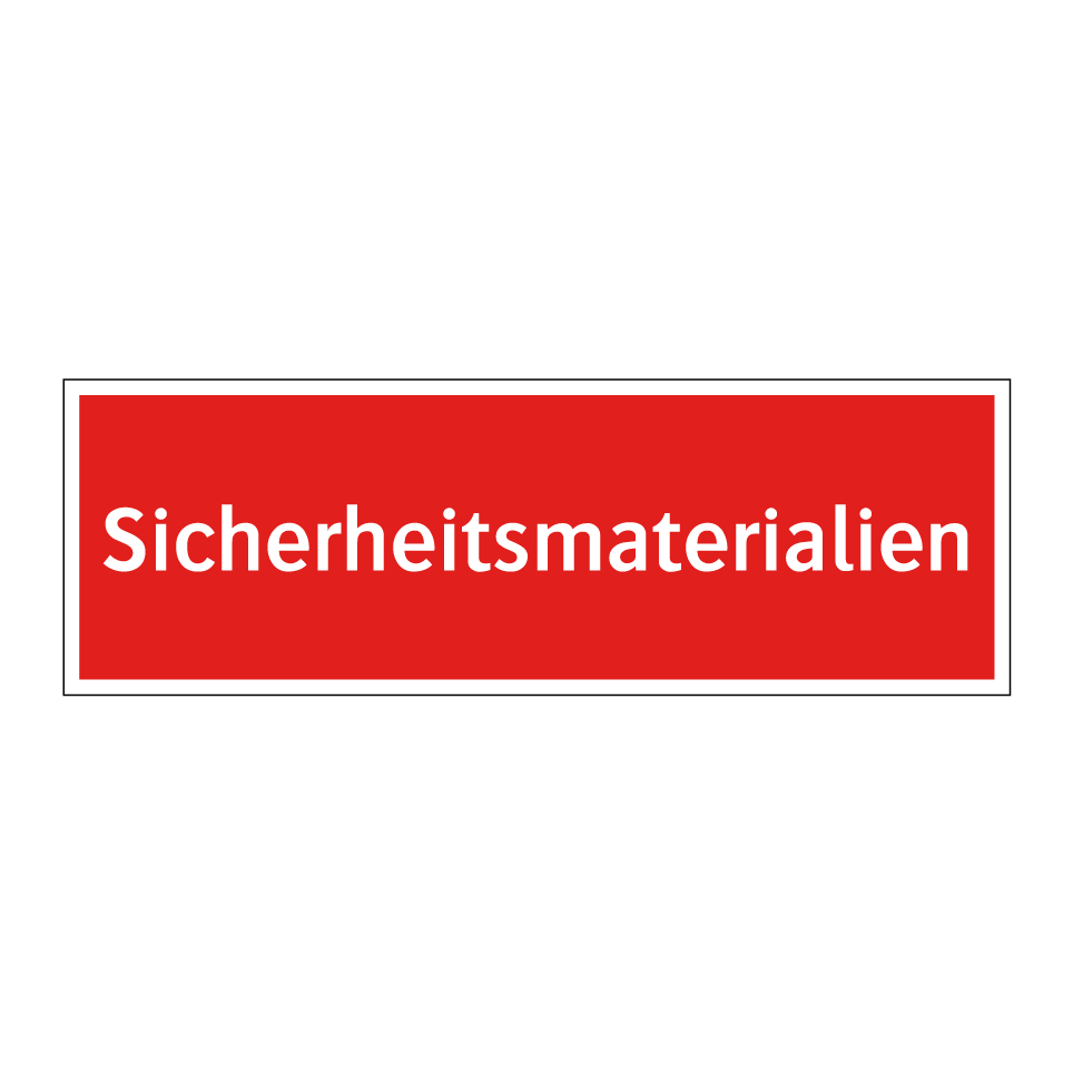Sicherheitsmaterialien