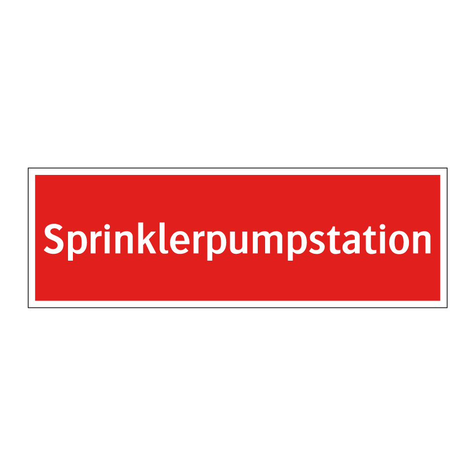 Sprinklerpumpstation