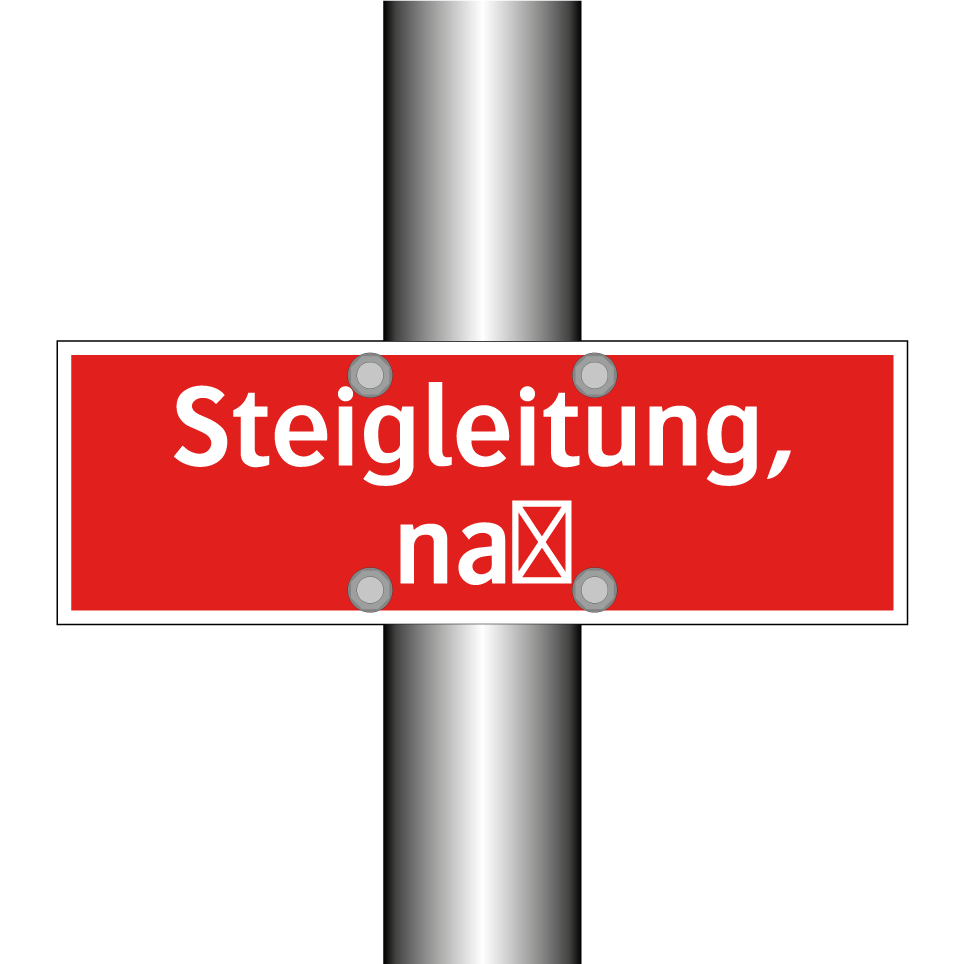 Steigleitung, naß