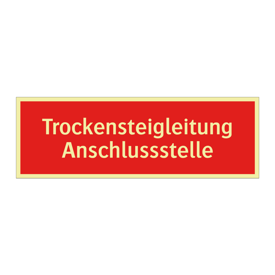 Trockensteigleitung Anschlussstelle