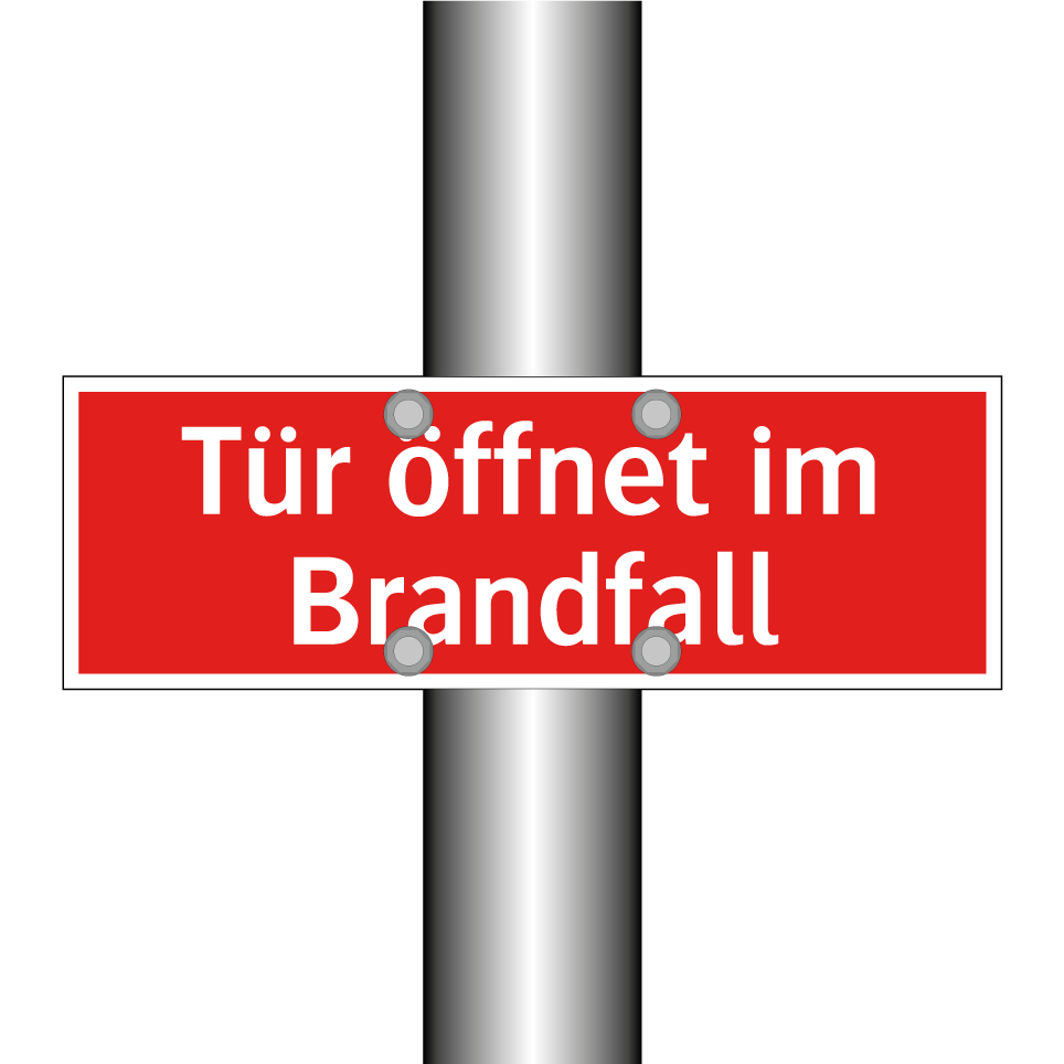 Tür öffnet im Brandfall