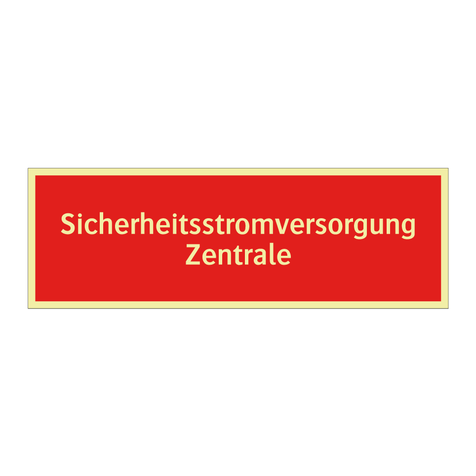 Sicherheitsstromversorgung Zentrale