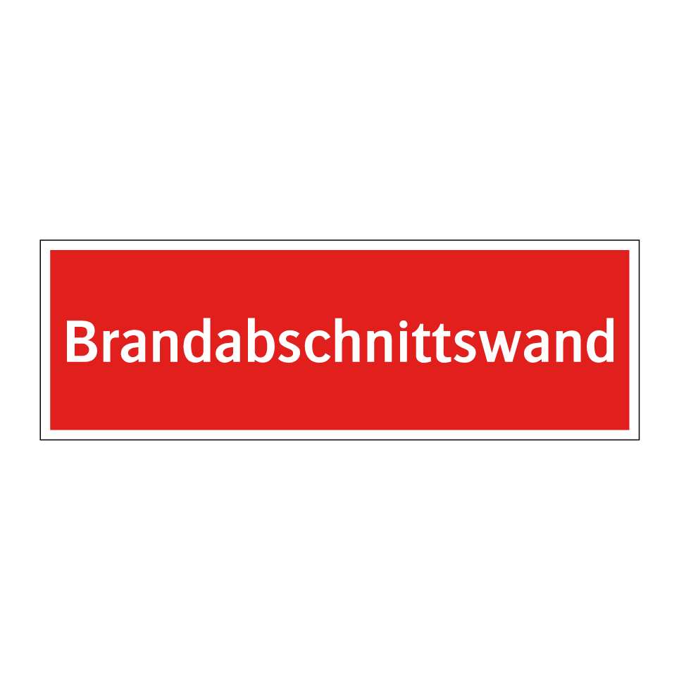 Brandabschnittswand