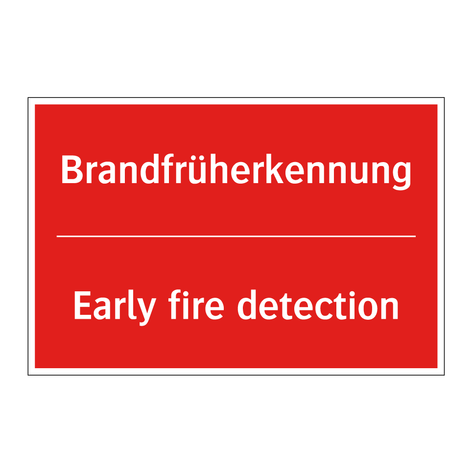 Brandfrüherkennung - Early fire detection