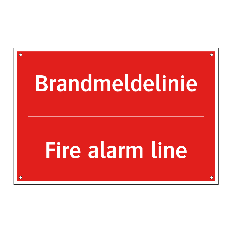 Brandmeldelinie - Fire alarm line
