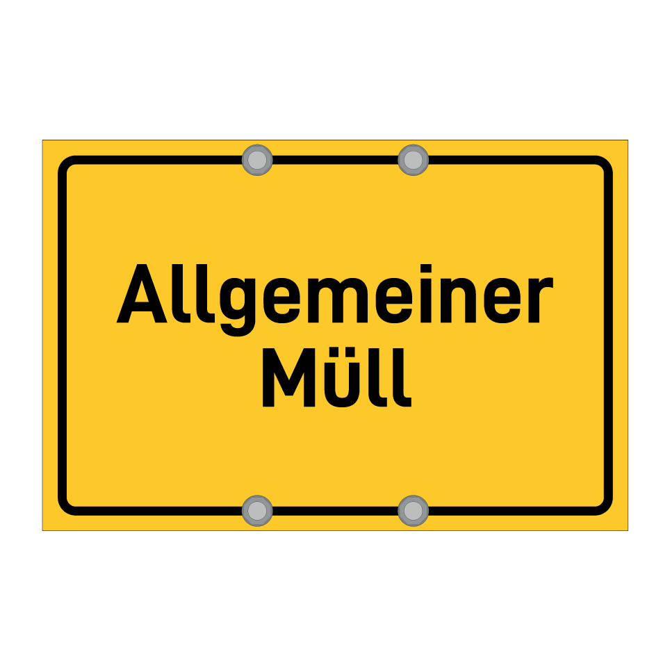 Allgemeiner Müll