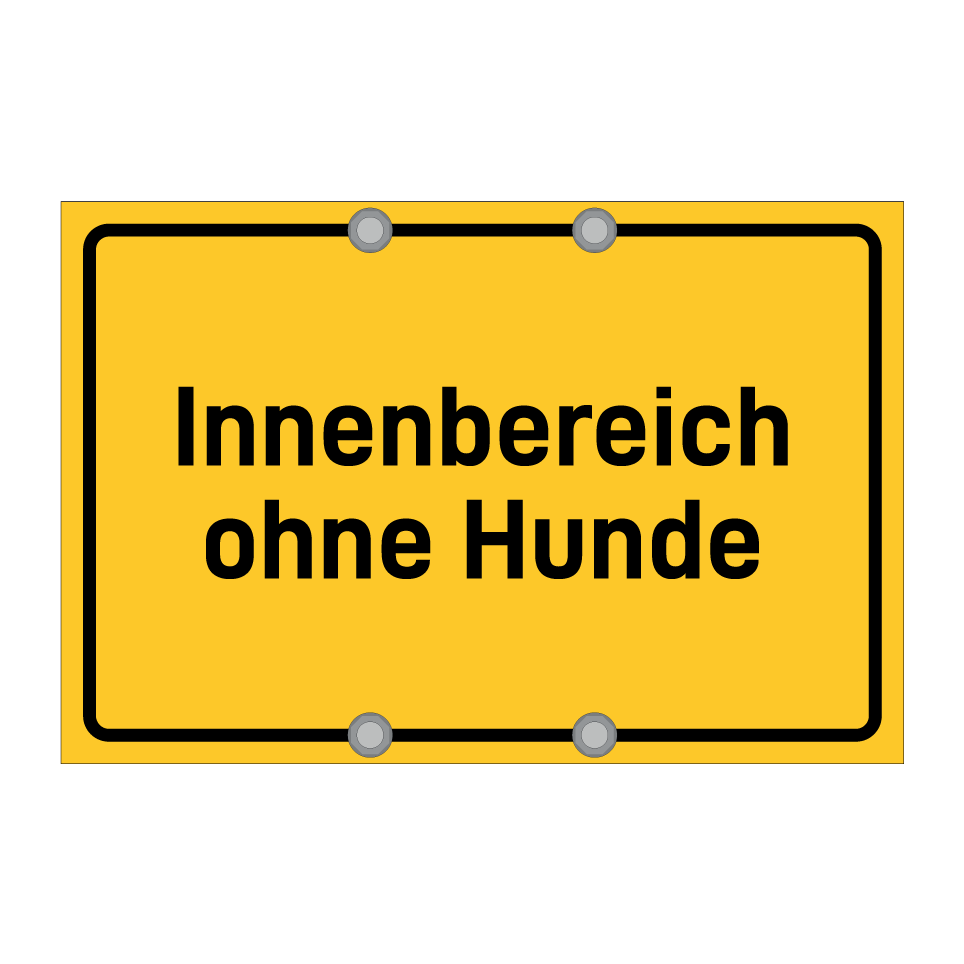 Innenbereich ohne Hunde