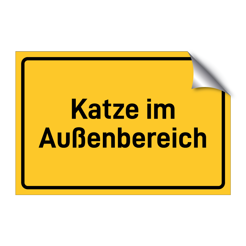 Katze im Außenbereich