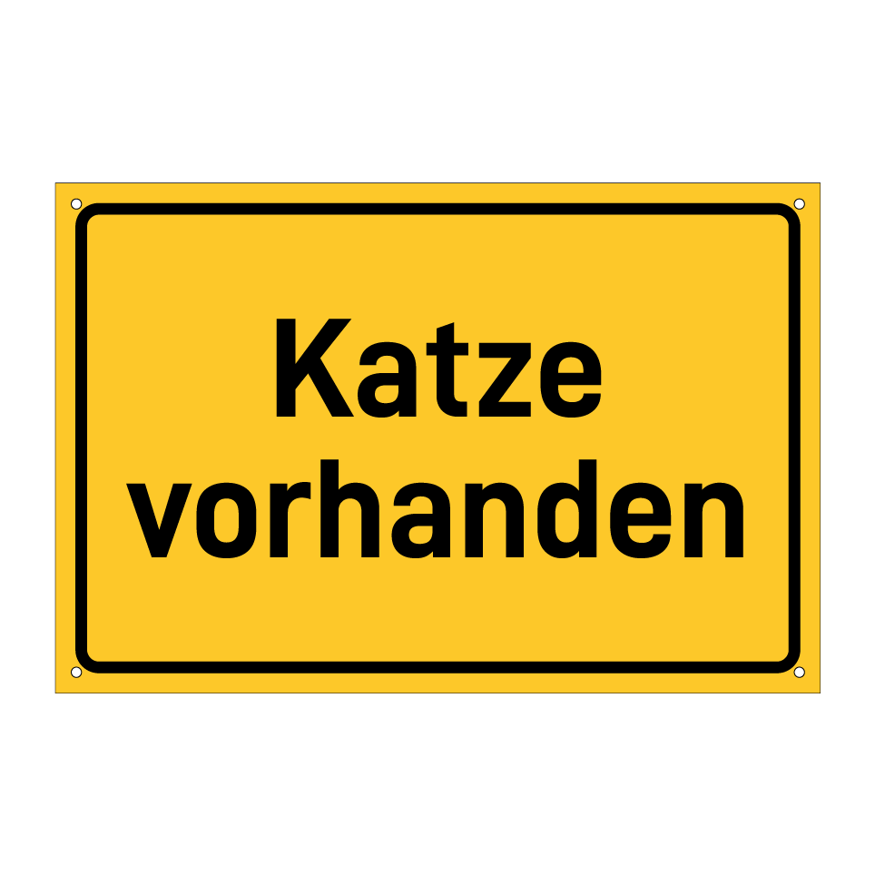 Katze vorhanden