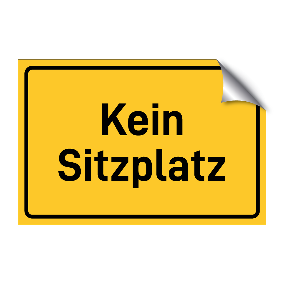 Kein Sitzplatz
