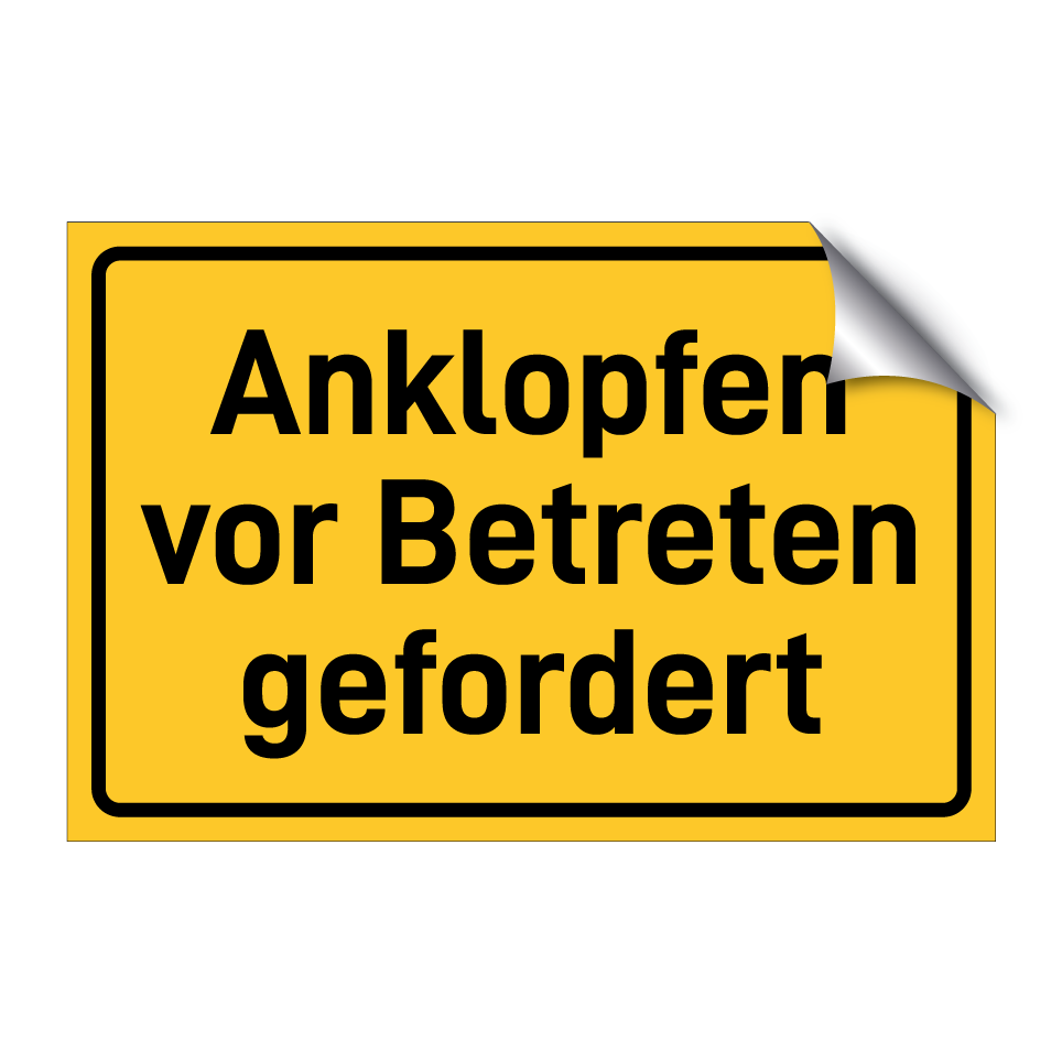 Anklopfen vor Betreten gefordert