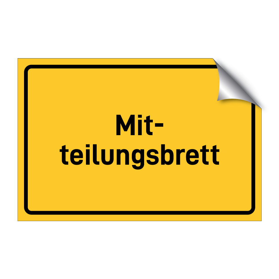 Mit- teilungsbrett