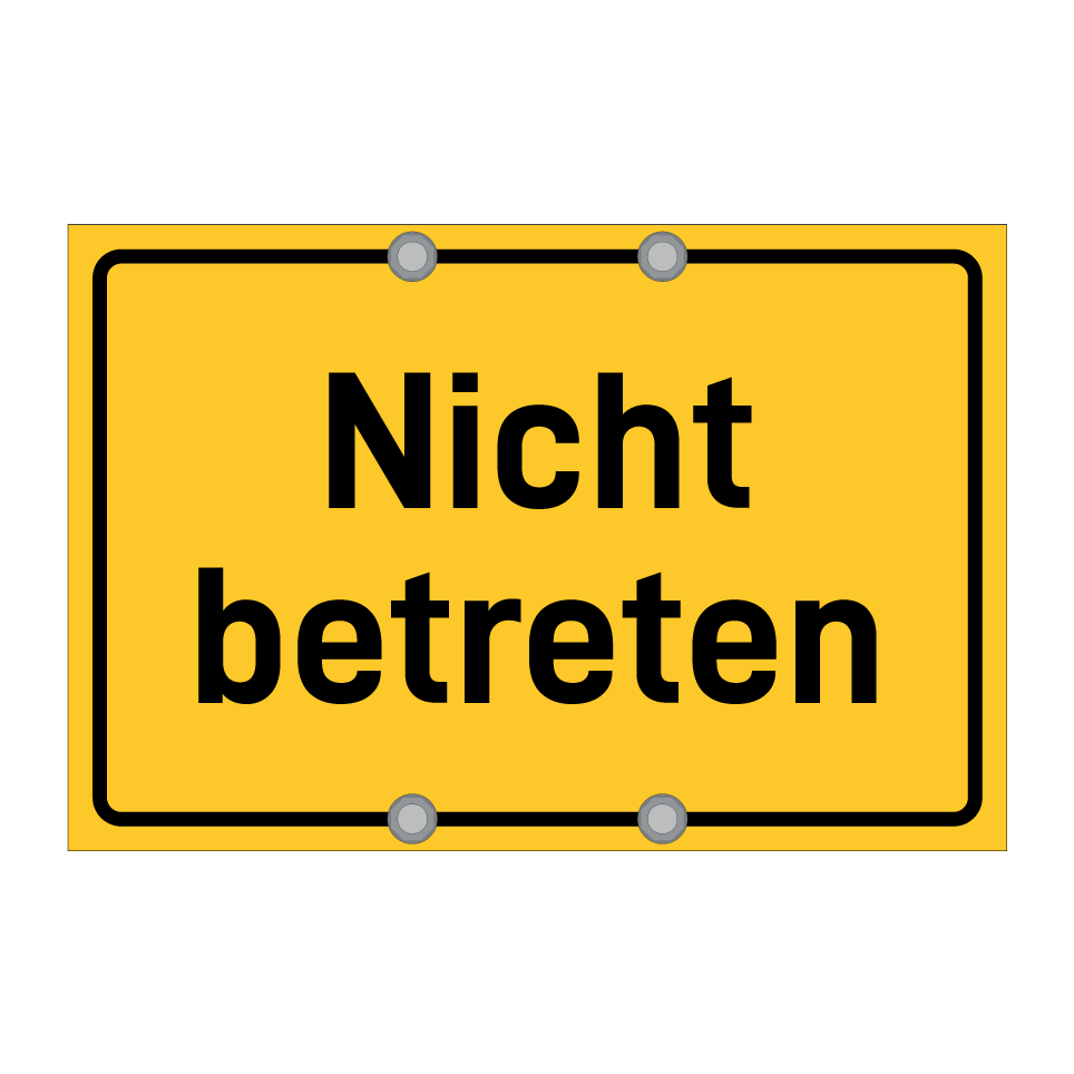 Nicht betreten