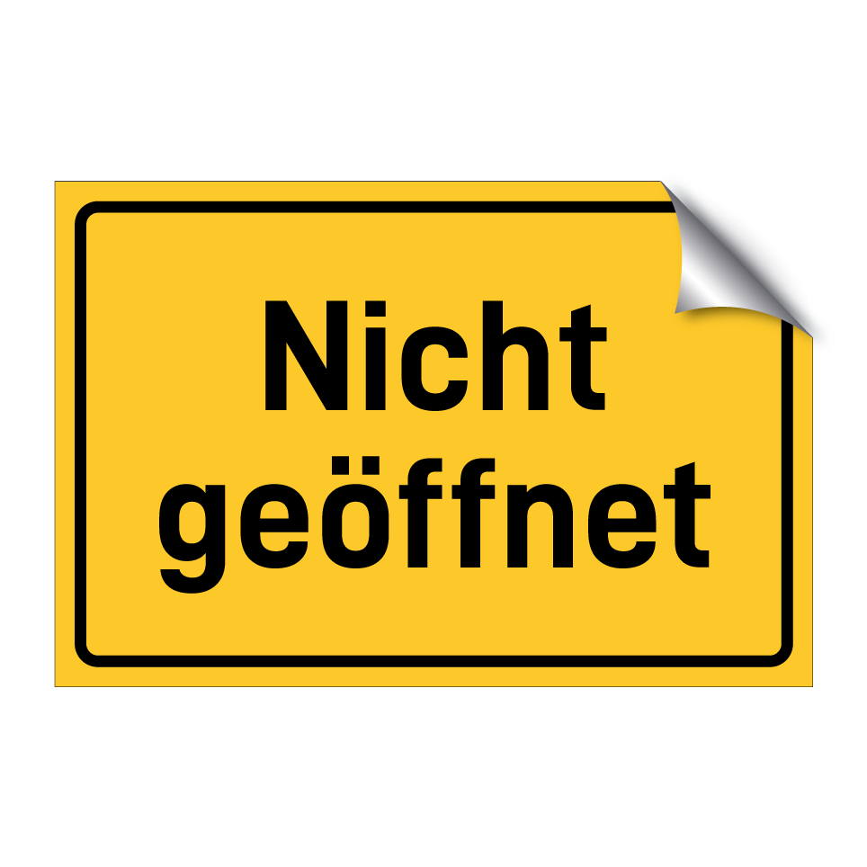 Nicht geöffnet