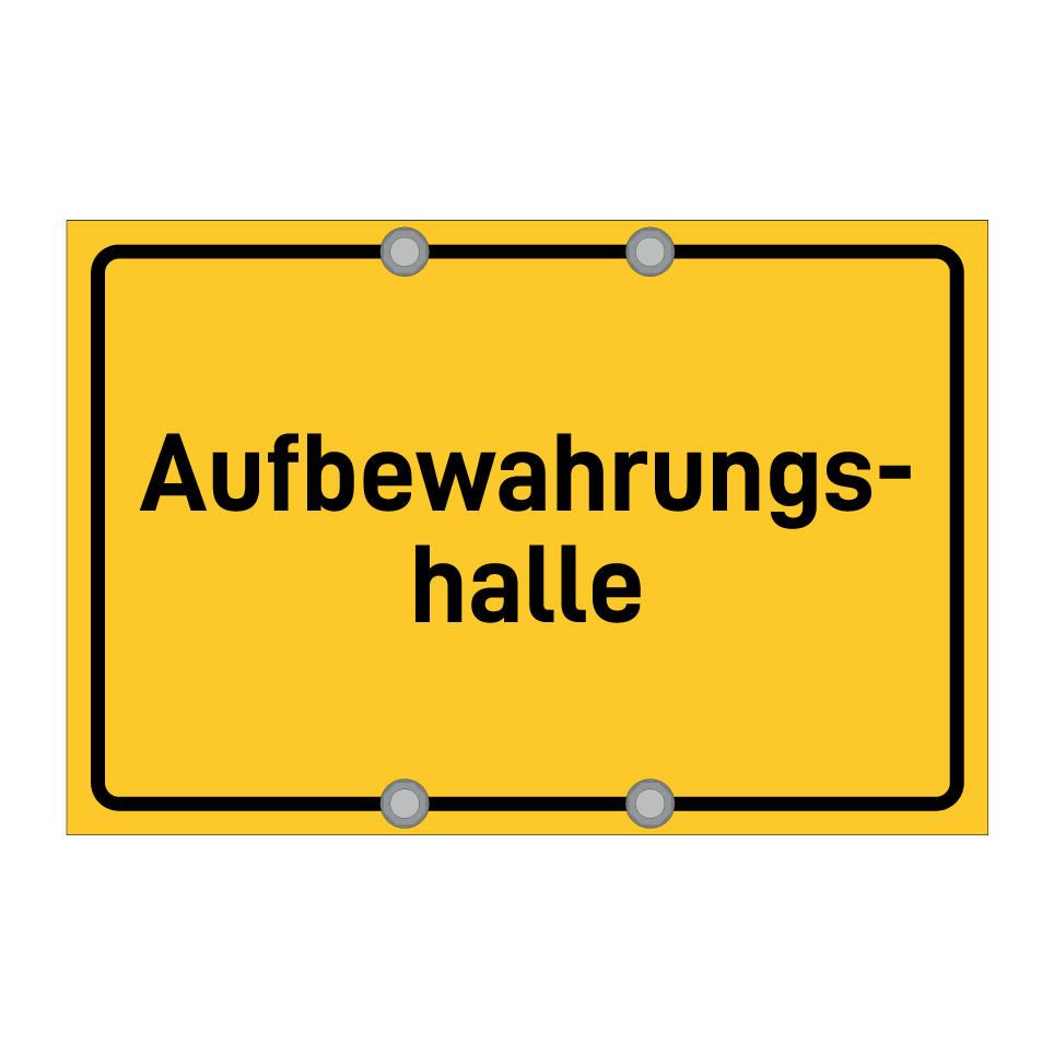 Aufbewahrungs- halle