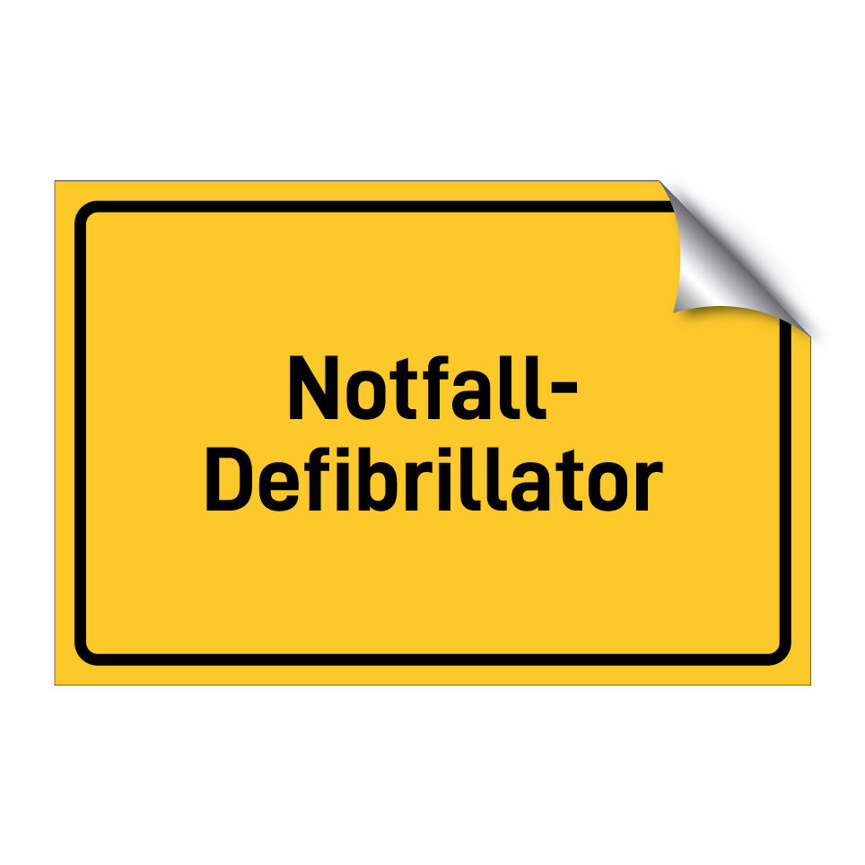 Notfall- Defibrillator