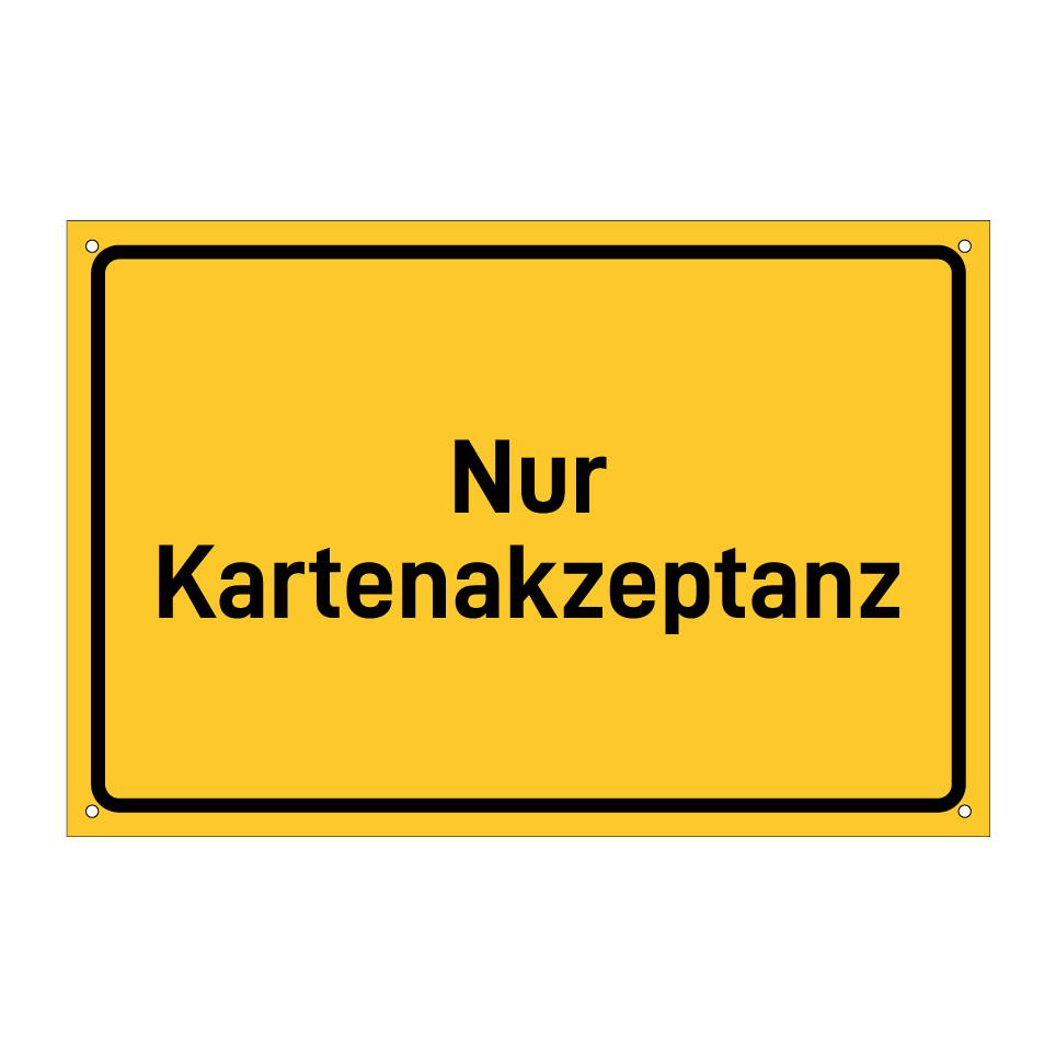 Nur Kartenakzeptanz