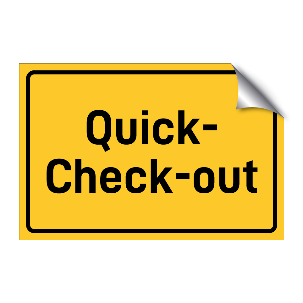 Quick- Check-out