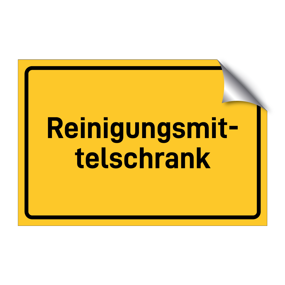 Reinigungsmit- telschrank