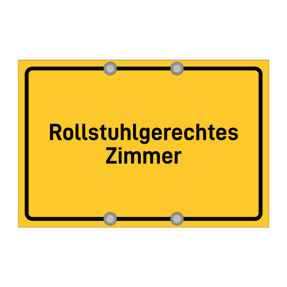 Rollstuhlgerechtes Zimmer