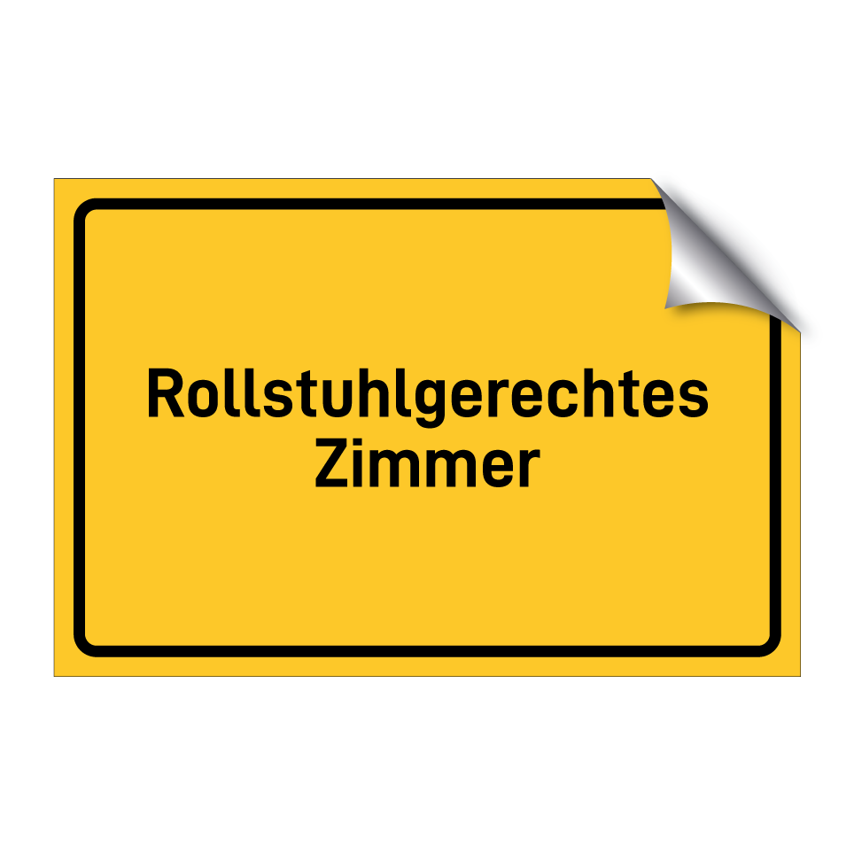 Rollstuhlgerechtes Zimmer