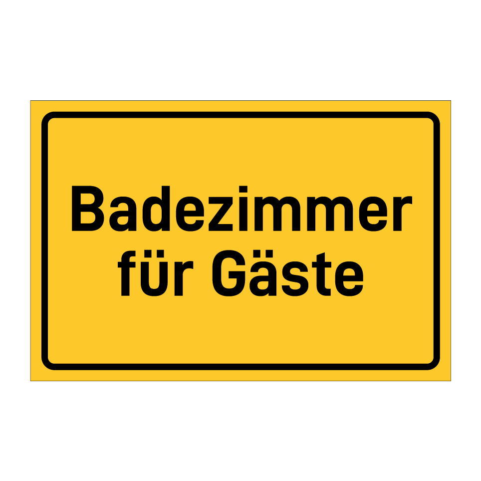 Badezimmer für Gäste